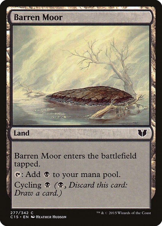 Image for Barren Moor (277) (Commander 2015) - Magic: The Gathering