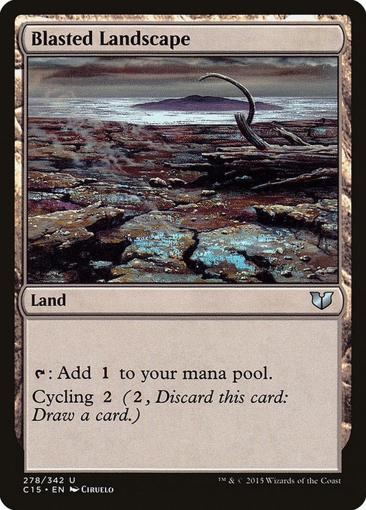 Image for Blasted Landscape (278) (Commander 2015) - Magic: The Gathering