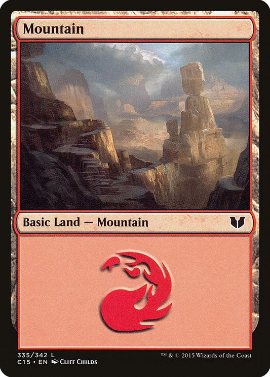 Image for Mountain (335) (335) (Commander 2015) - Magic: The Gathering