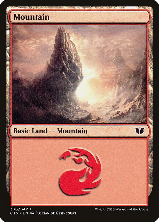 Image for Mountain (336) (336) (Commander 2015) - Magic: The Gathering