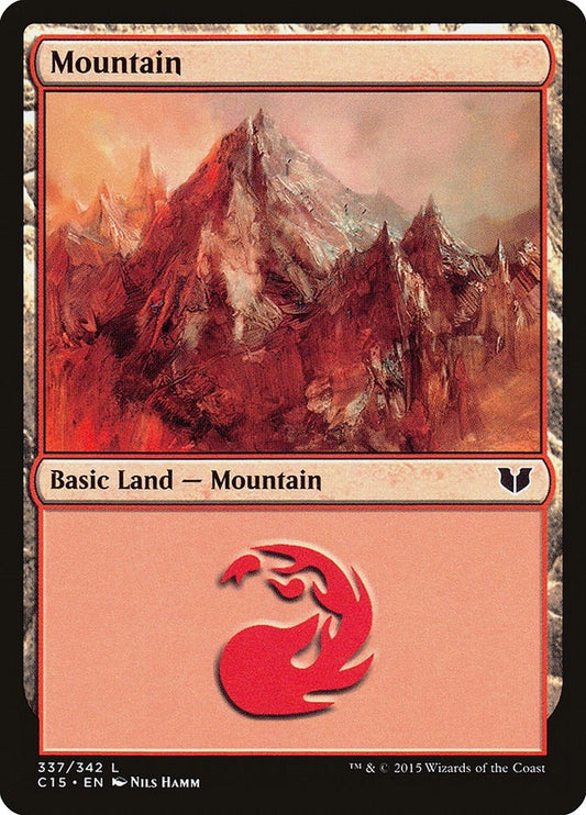 Image for Mountain (337) (337) (Commander 2015) - Magic: The Gathering