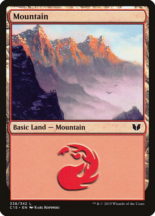 Image for Mountain (338) (338) (Commander 2015) - Magic: The Gathering
