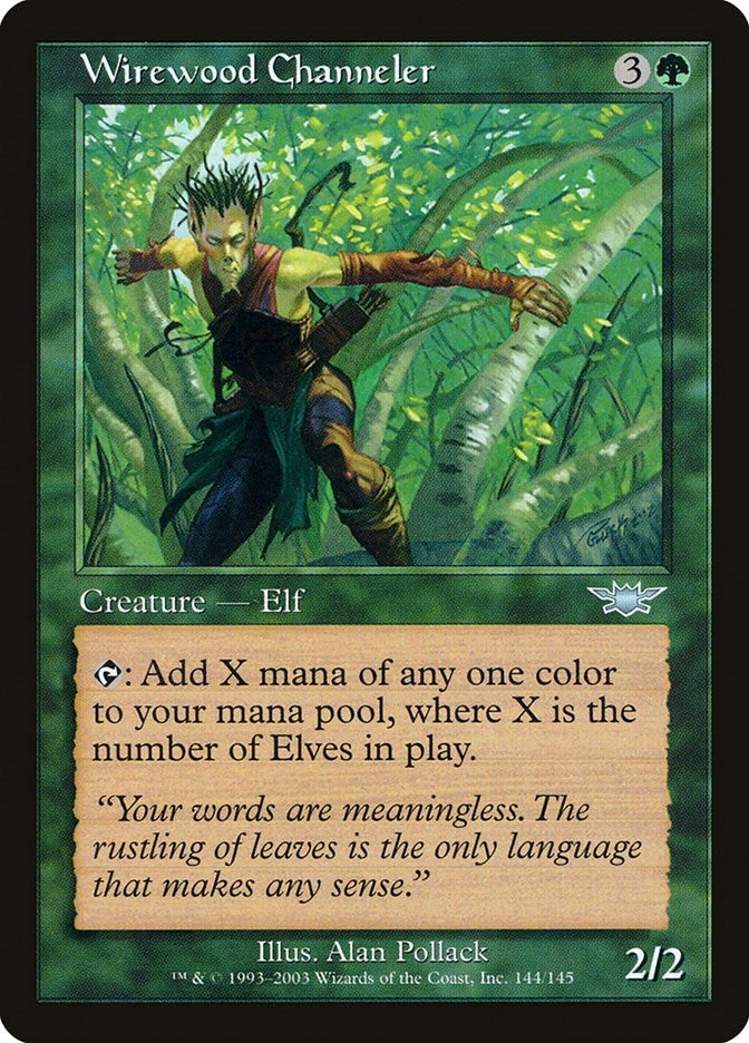 Image for Wirewood Channeler (144) (Legions) - Magic: The Gathering