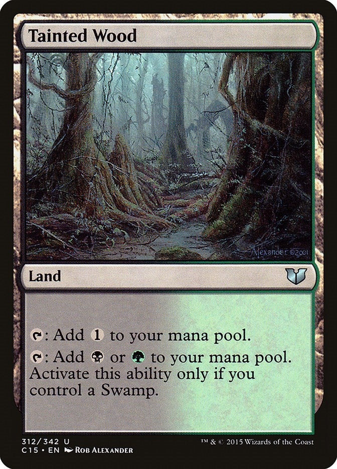 Image for Tainted Wood (312) (Commander 2015) - Magic: The Gathering