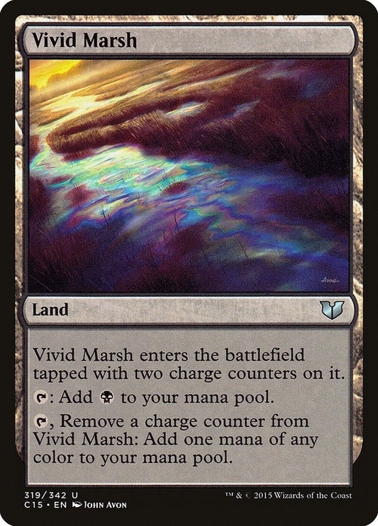 Image for Vivid Marsh (319) (Commander 2015) - Magic: The Gathering