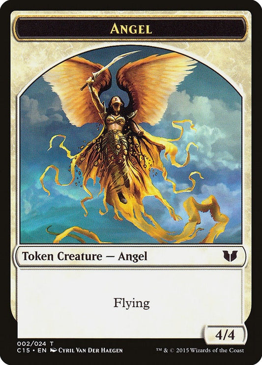 Image for Angel // Knight (Vigilance) Double-Sided Token (2 // 5) (Commander 2015) - Magic: The Gathering