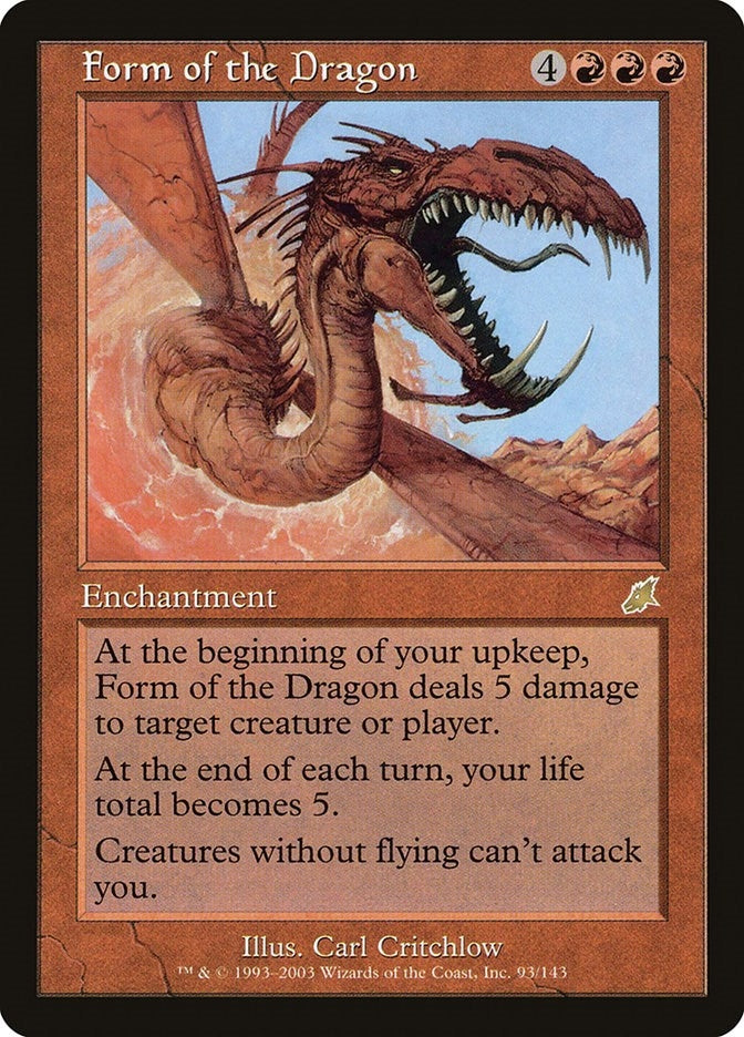 Image for Form of the Dragon (93) (Scourge) - Magic: The Gathering