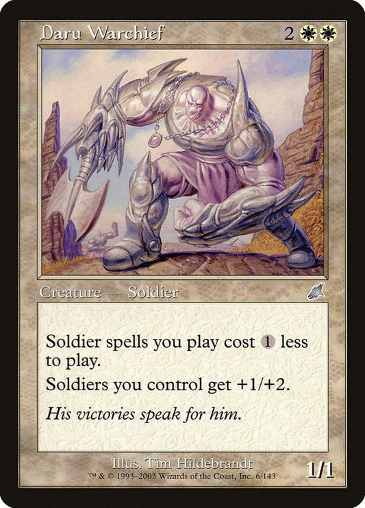 Image for Daru Warchief (6) (Scourge) - Magic: The Gathering