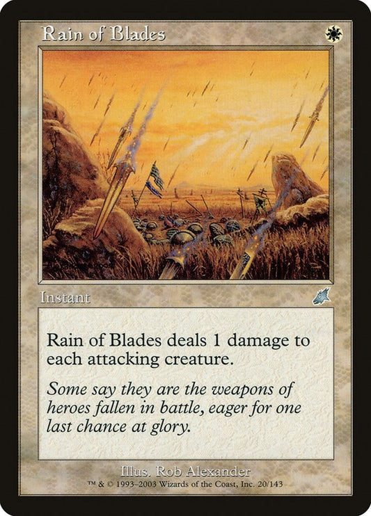 Image for Rain of Blades (20) (Scourge) - Magic: The Gathering
