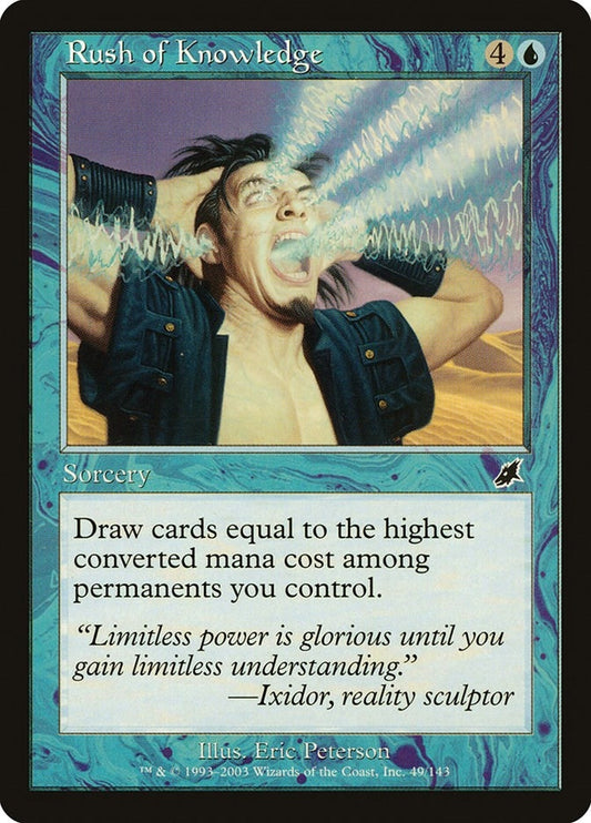 Image for Rush of Knowledge (49) (Scourge) - Magic: The Gathering