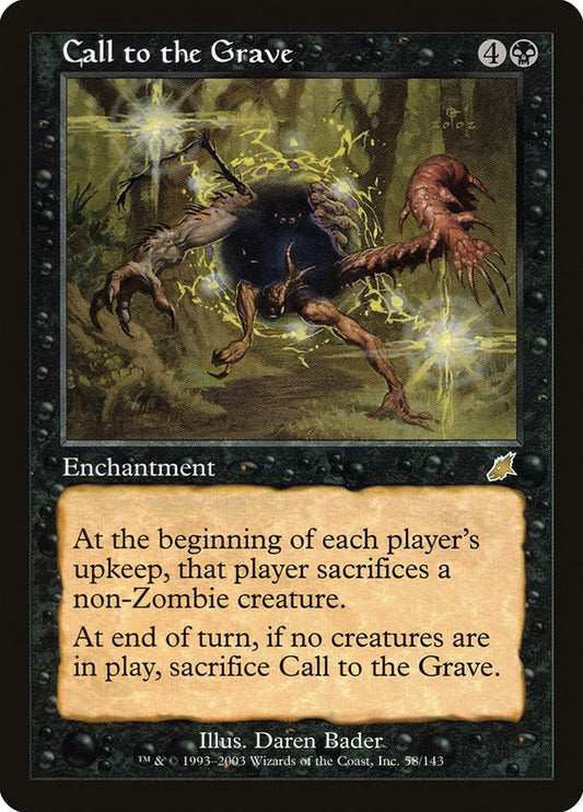 Image for Call to the Grave (58) (Scourge) - Magic: The Gathering