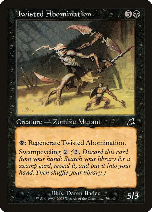 Image for Twisted Abomination (76) (Scourge) - Magic: The Gathering