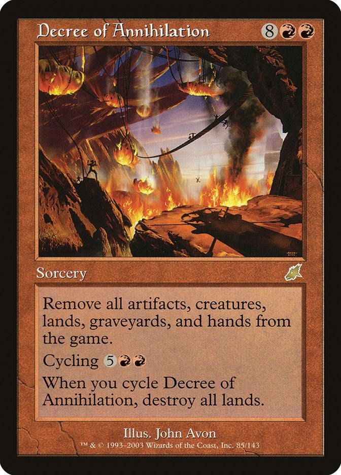 Image for Decree of Annihilation (85) (Scourge) - Magic: The Gathering