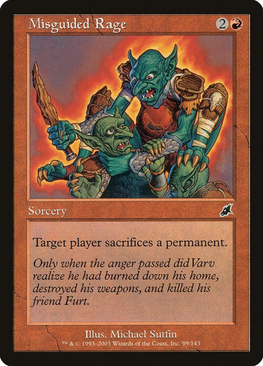 Image for Misguided Rage (99) (Scourge) - Magic: The Gathering