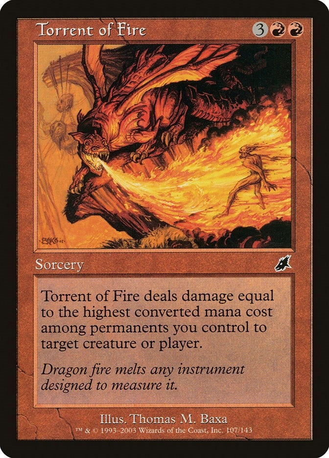 Image for Torrent of Fire (107) (Scourge) - Magic: The Gathering
