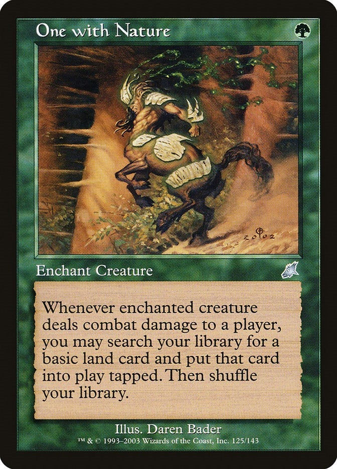 Image for One with Nature (125) (Scourge) - Magic: The Gathering