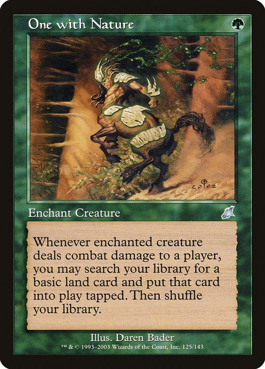 Image for One with Nature (125) (Scourge) - Magic: The Gathering