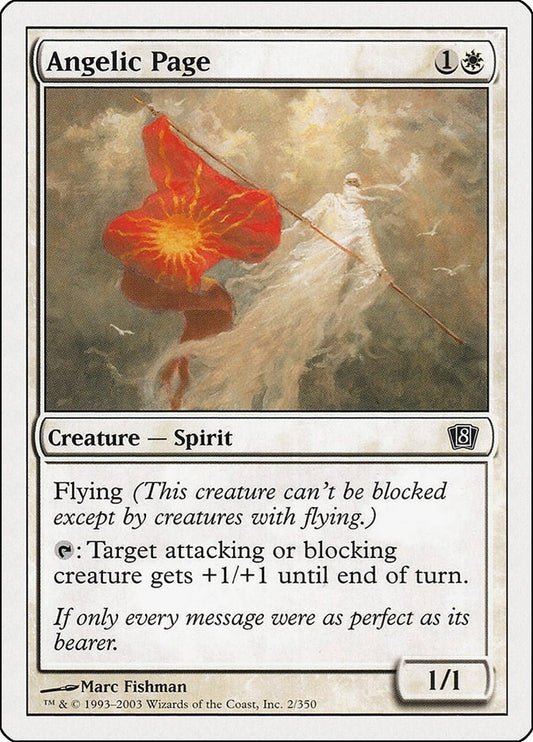 Image for Angelic Page (2) (8th Edition) - Magic: The Gathering