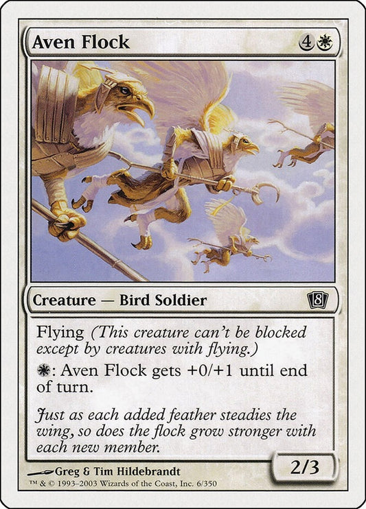 Image for Aven Flock (6) (8th Edition) - Magic: The Gathering