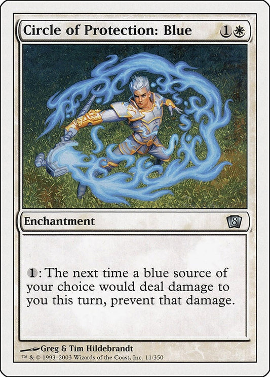 Image for Circle of Protection: Blue (11) (8th Edition) - Magic: The Gathering