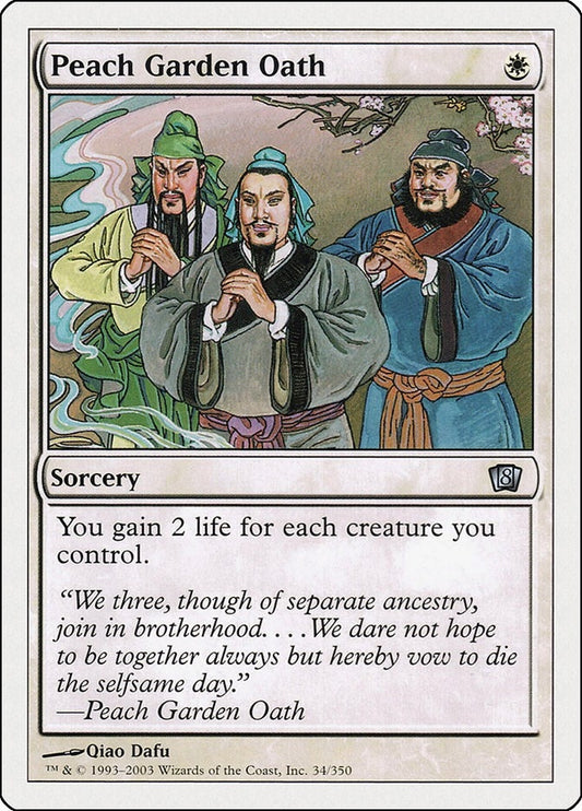 Image for Peach Garden Oath (34) (8th Edition) - Magic: The Gathering