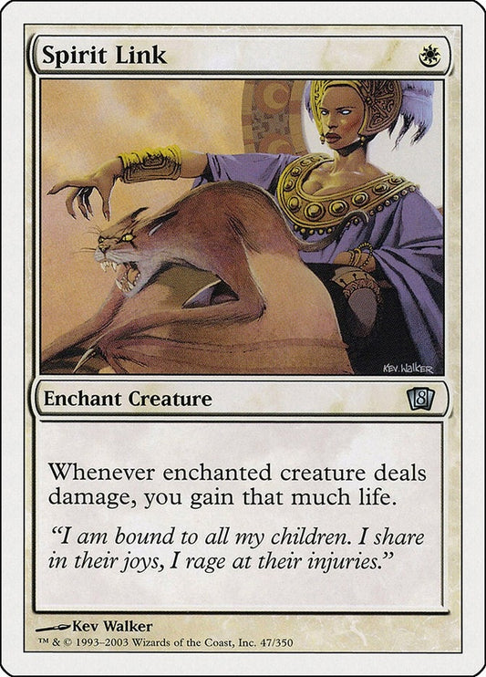 Image for Spirit Link (47) (8th Edition) - Magic: The Gathering