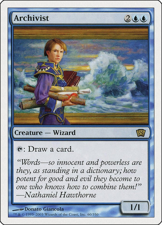 Image for Archivist (60) (8th Edition) - Magic: The Gathering