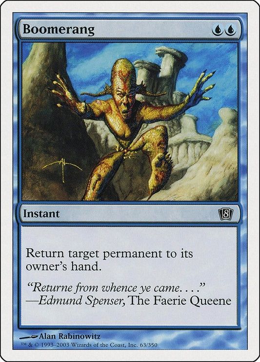 Image for Boomerang (63) (8th Edition) - Magic: The Gathering