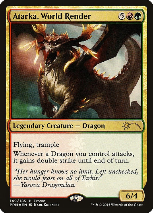 Image for Atarka, World Render (149) (Unique and Miscellaneous Promos) - Magic: The Gathering
