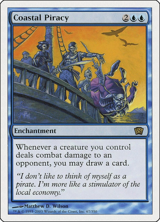 Image for Coastal Piracy (67) (8th Edition) - Magic: The Gathering