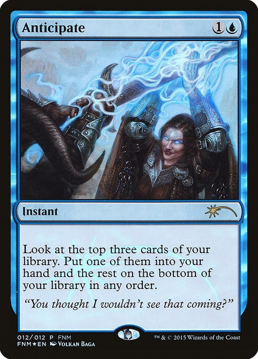 Image for Anticipate (12) (FNM Promos) - Magic: The Gathering