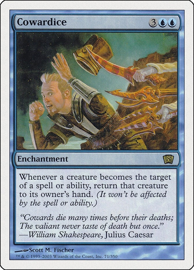 Image for Cowardice (71) (8th Edition) - Magic: The Gathering