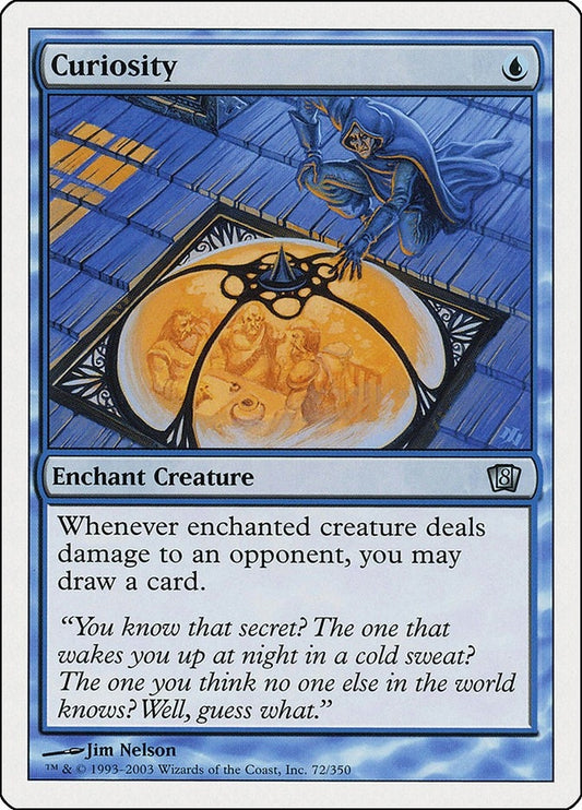 Image for Curiosity (72) (8th Edition) - Magic: The Gathering