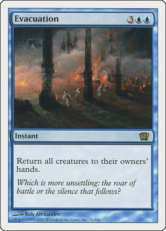 Image for Evacuation (76) (8th Edition) - Magic: The Gathering