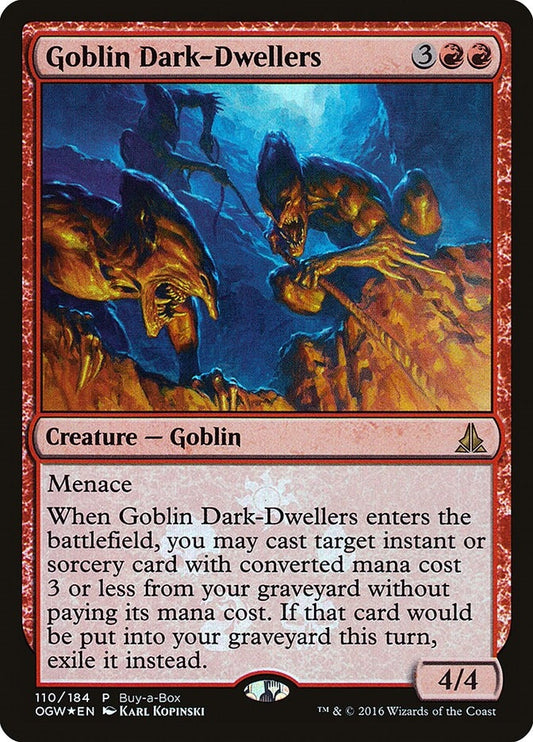 Image for Goblin Dark-Dwellers (110) (Buy-A-Box Promos) - Magic: The Gathering