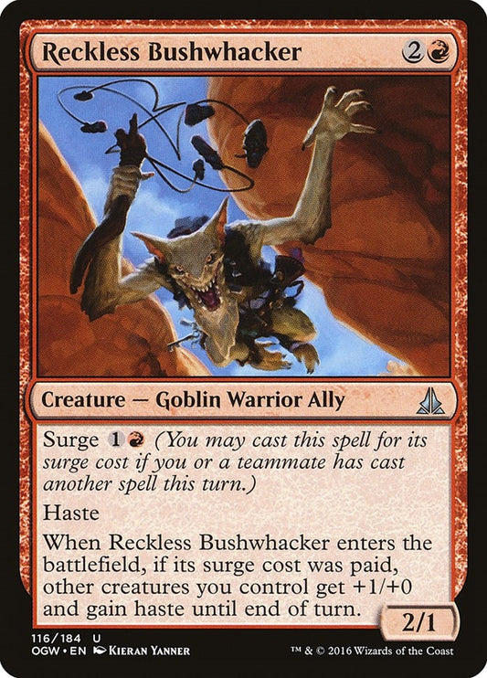 Image for Reckless Bushwhacker (116) (Oath of the Gatewatch) - Magic: The Gathering