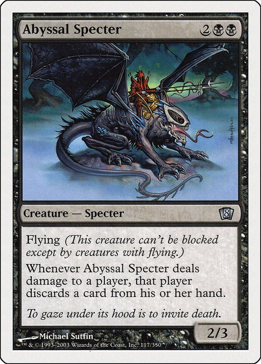 Image for Abyssal Specter (117) (8th Edition) - Magic: The Gathering