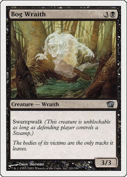 Image for Bog Wraith (120) (8th Edition) - Magic: The Gathering