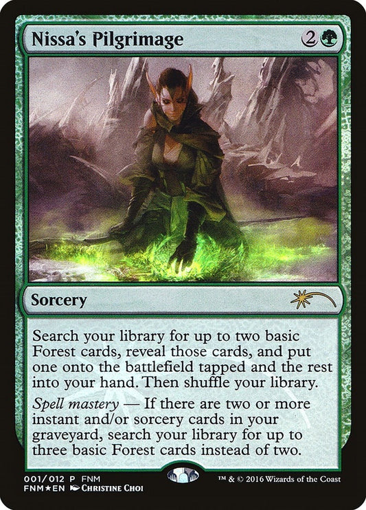 Image for Nissa's Pilgrimage (1) (FNM Promos) - Magic: The Gathering
