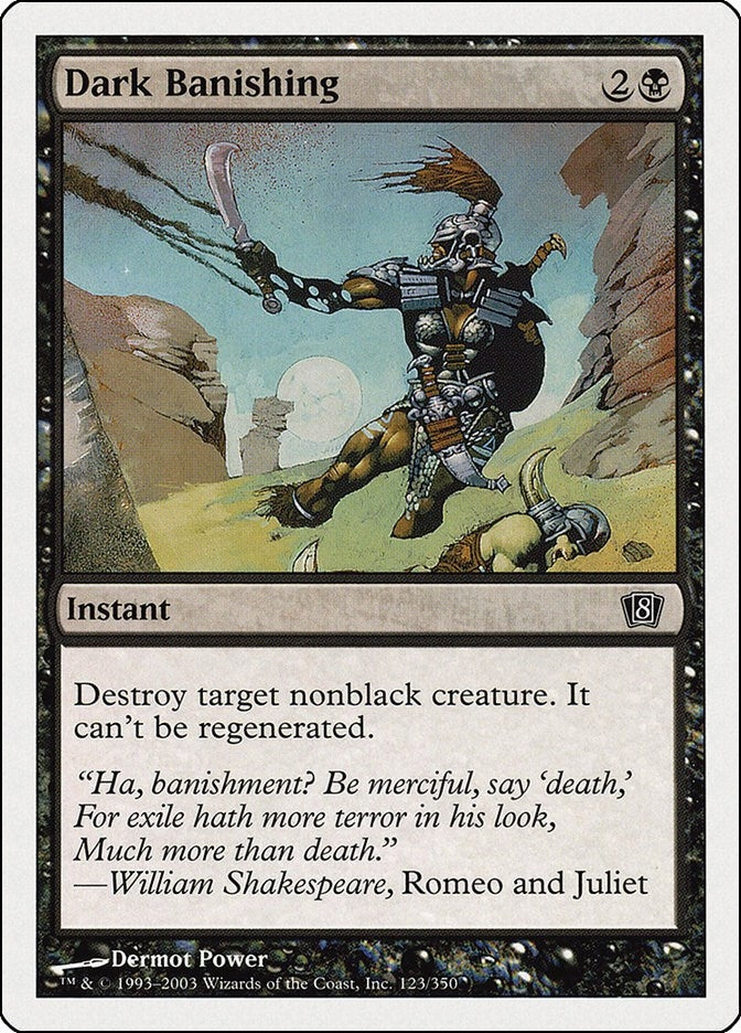 Image for Dark Banishing (123) (8th Edition) - Magic: The Gathering