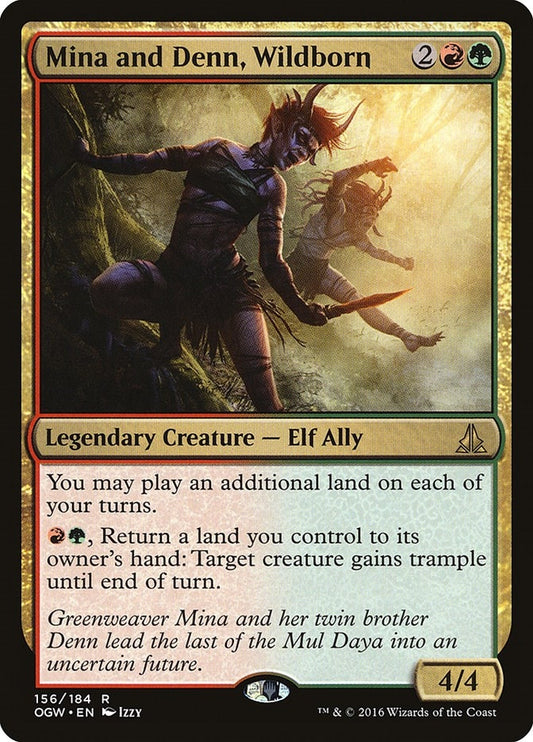 Image for Mina and Denn, Wildborn (156) (Oath of the Gatewatch) - Magic: The Gathering