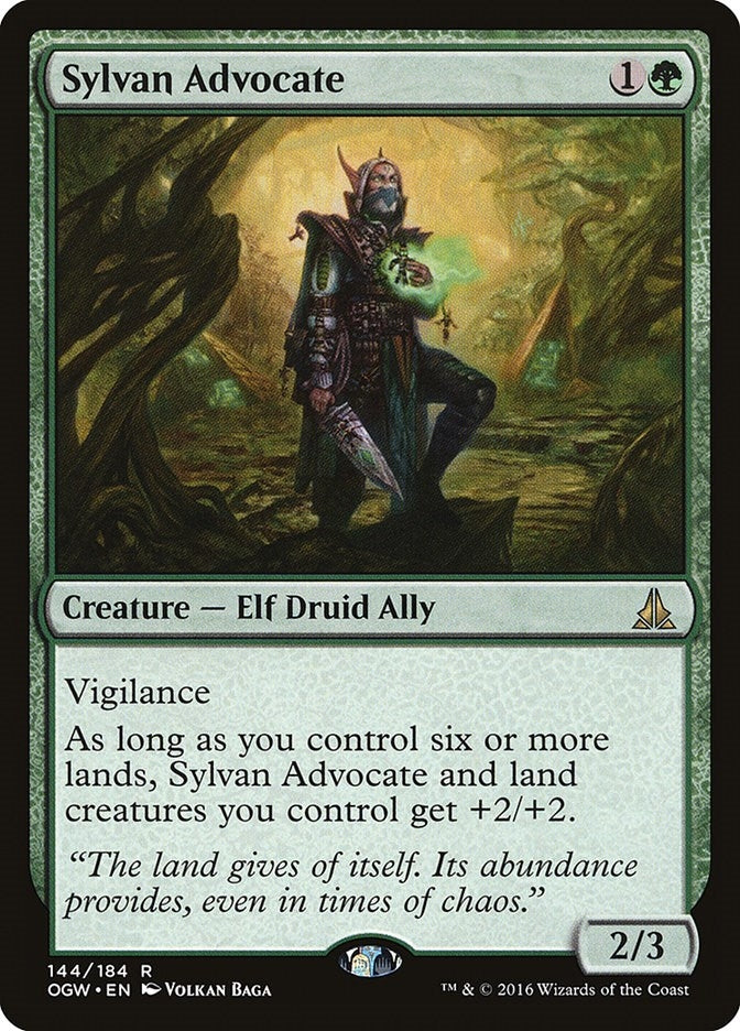 Image for Sylvan Advocate (144) (Oath of the Gatewatch) - Magic: The Gathering