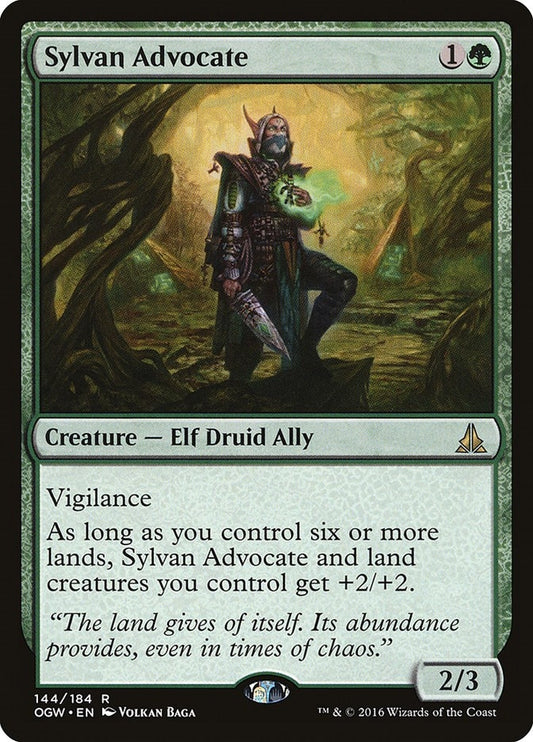 Image for Sylvan Advocate (144) (Oath of the Gatewatch) - Magic: The Gathering