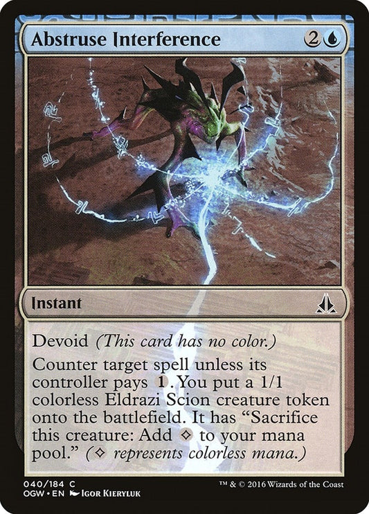 Image for Abstruse Interference (40) (Oath of the Gatewatch) - Magic: The Gathering