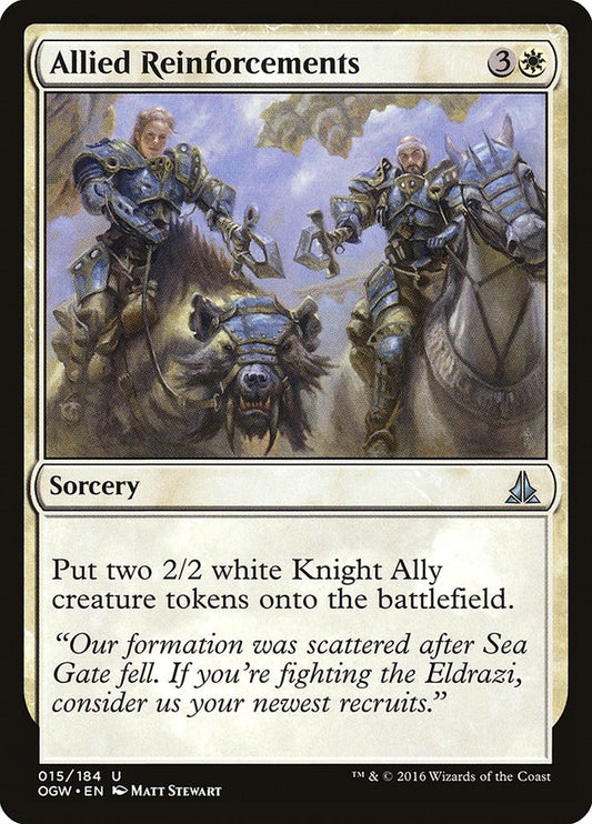 Image for Allied Reinforcements (15) (Oath of the Gatewatch) - Magic: The Gathering