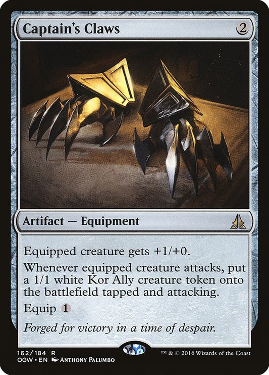 Image for Captain's Claws (162) (Oath of the Gatewatch) - Magic: The Gathering