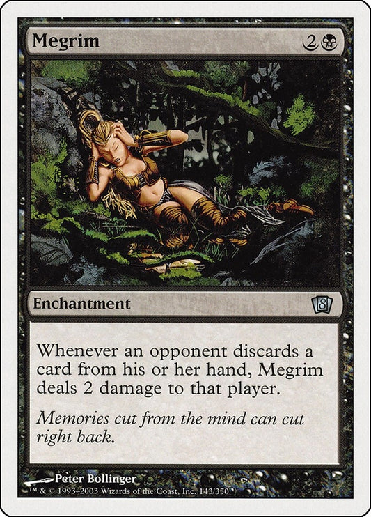 Image for Megrim (143) (8th Edition) - Magic: The Gathering