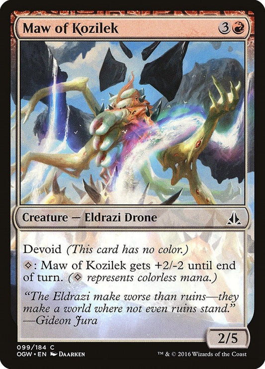 Image for Maw of Kozilek (99) (Oath of the Gatewatch) - Magic: The Gathering