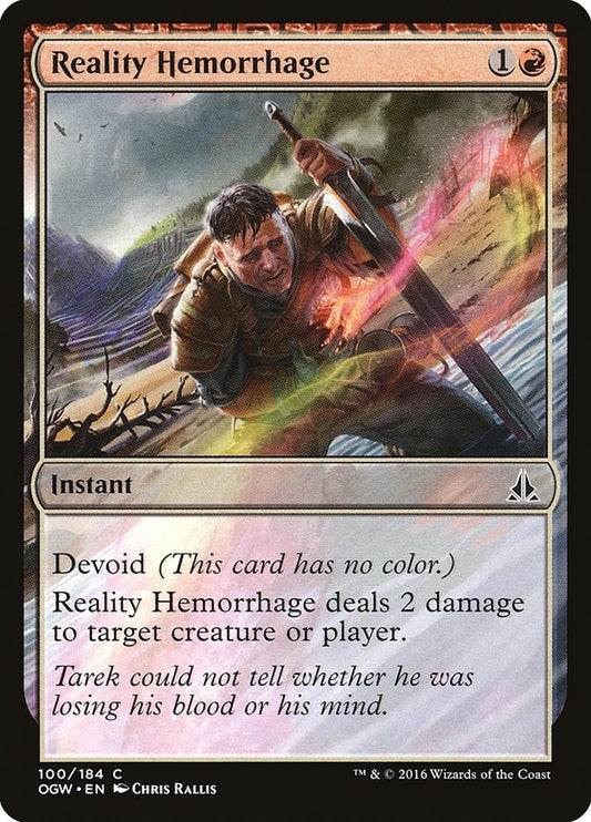 Image for Reality Hemorrhage (100) (Oath of the Gatewatch) - Magic: The Gathering