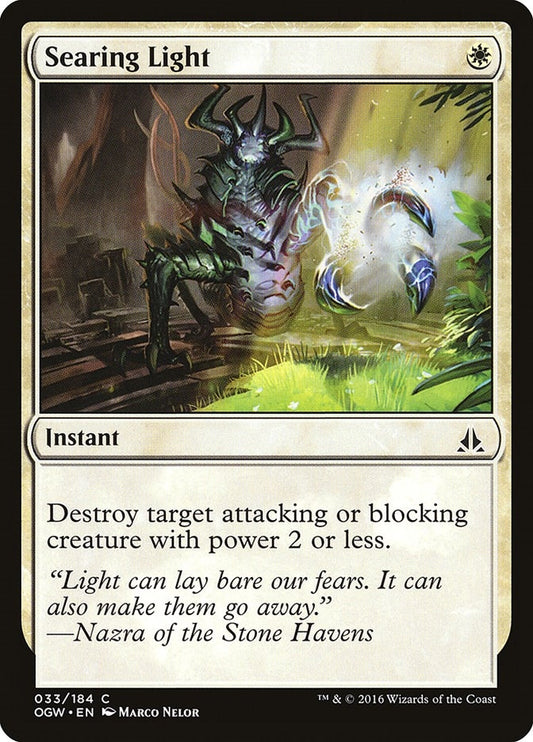 Image for Searing Light (33) (Oath of the Gatewatch) - Magic: The Gathering
